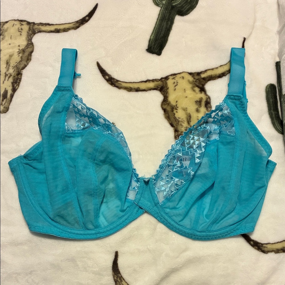 CurvyKate Centre Stage Teal Bra, 32HH/32L